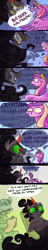 Size: 399x2060 | Tagged: safe, artist:snowontheradio, king sombra, princess cadance, alicorn, pony, unicorn, the crystal empire, comic, speech impediment, therapist