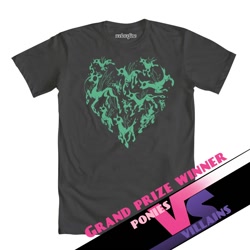 Size: 1000x1000 | Tagged: safe, artist:kazerad, queen chrysalis, changeling, changeling queen, clothes, official, shirt, simple background, t-shirt, welovefine, white background