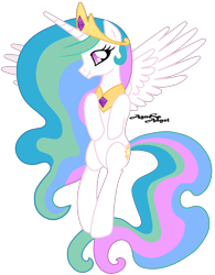 Size: 1600x2051 | Tagged: safe, artist:agnesangel88, princess celestia, alicorn, pony, cute, cutelestia, female, looking at you, mare, solo