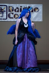 Size: 2848x4288 | Tagged: safe, artist:elleontheradio, princess luna, human, cosplay, irl, irl human, photo, solo