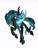 Size: 2400x3200 | Tagged: safe, artist:alazak, edit, queen chrysalis, changeling, changeling queen, female, horn, solo