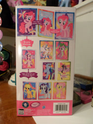 Size: 2736x3648 | Tagged: safe, applejack, fluttershy, pinkie pie, princess cadance, princess celestia, rainbow dash, rarity, twilight sparkle, twilight sparkle (alicorn), alicorn, earth pony, pegasus, pony, unicorn, card, female, hearts and hooves day, mane six, mare, merchandise, valentine's day