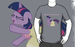 Size: 556x350 | Tagged: safe, artist:animayhem, derpibooru import, twilight sparkle, pony, unicorn, animayhem, clothes, dress, female, hooves like jagger, mare, maroon 5, moves like jagger, redbubble, shirt, text