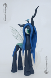 Size: 1252x1920 | Tagged: safe, artist:groovebird, queen chrysalis, changeling, changeling queen, irl, photo, sculpture, solo