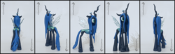 Size: 6260x1920 | Tagged: safe, artist:groovebird, queen chrysalis, changeling, changeling queen, irl, photo, sculpture, solo