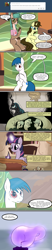 Size: 800x3883 | Tagged: safe, artist:sevireth, idw, apple bloom, queen chrysalis, scootaloo, sweetie belle, twilight sparkle, twilight sparkle (alicorn), oc, oc:bright spark, oc:fafaeli, oc:roboshi, alicorn, changeling, changeling queen, deer, pony, ask, crufavers, female, klein bottle, klein-o-scope, mare, tumblr