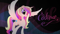 Size: 1920x1080 | Tagged: safe, artist:digtajmahal, princess cadance, alicorn, pony, female, horn, solo, wallpaper