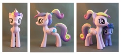 Size: 1477x676 | Tagged: safe, artist:krowzivitch, princess cadance, alicorn, pony, custom, foalsitter, sculpture, teen princess cadance, young, younger