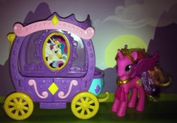 Size: 763x531 | Tagged: safe, princess cadance, brushable, carriage, irl, official, photo, toy