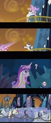 Size: 1680x4000 | Tagged: safe, screencap, amber waves, crystal arrow, crystal beau, fleur de verre, ivory, ivory rook, night knight, princess cadance, rubinstein, sapphire joy, shining armor, alicorn, crystal pony, pony, unicorn, the crystal empire, alternate ending, bad end, critical failure, crystal empire, epic wife tossing, fail, fastball special, image macro, meme, screencap comic, slavery, sombra empire, the bad guy wins