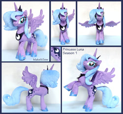 Size: 927x861 | Tagged: safe, artist:makeitsew, princess luna, irl, photo, plushie, s1 luna, solo