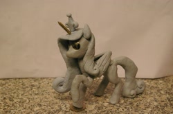 Size: 1504x1000 | Tagged: safe, princess cadance, alicorn, pony, blu-tack, female, figure, horn, model