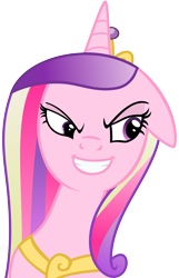 Size: 6000x9312 | Tagged: safe, artist:the smiling pony, princess cadance, alicorn, pony, .svg available, absurd resolution, do it filly, grin, simple background, transparent background, vector