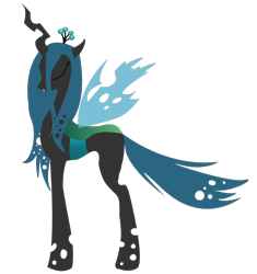 Size: 1014x1080 | Tagged: safe, artist:narxinba222, queen chrysalis, changeling, changeling queen, female, simple background, solo, transparent background