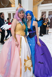 Size: 3684x5520 | Tagged: safe, princess celestia, princess luna, human, cosplay, irl, irl human, photo