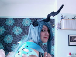 Size: 2592x1944 | Tagged: safe, artist:mochifairy, queen chrysalis, human, cosplay, irl, irl human, photo, solo