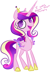 Size: 427x618 | Tagged: safe, artist:elslowmo, artist:php27, princess cadance, alicorn, pony, female, horn, solo