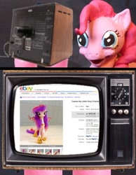 Size: 1038x1336 | Tagged: safe, pinkie pie, princess cadance, ebay, exploitable meme, irl, nightmare fuel, photo, realistic, sculpture, tv meme