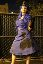 Size: 1366x2048 | Tagged: safe, artist:geekeryandsuch, princess luna, human, cosplay, irl, irl human, photo, solo