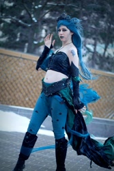 Size: 640x960 | Tagged: safe, artist:lord-azeran, queen chrysalis, human, cosplay, irl, irl human, photo, solo