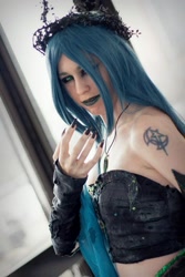 Size: 640x960 | Tagged: safe, artist:lord-azeran, queen chrysalis, human, cosplay, irl, irl human, photo, solo