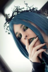 Size: 480x720 | Tagged: safe, artist:lord-azeran, queen chrysalis, human, cosplay, irl, irl human, photo, solo