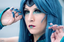 Size: 2048x1366 | Tagged: safe, artist:10thmuse, queen chrysalis, human, cosplay, irl, irl human, photo, solo