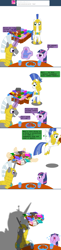 Size: 1000x4115 | Tagged: safe, artist:hakar-kerarmor, princess cadance, twilight sparkle, oc, oc:arrowhead, oc:bastion, alicorn, pony, ask, ask four inept guardponies, book fort, filly, filly twilight sparkle, now you fucked up, royal guard, this will end in pain, this will end in tears and/or death, tumblr, you dun goofed