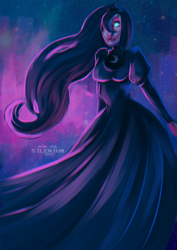 Size: 566x800 | Tagged: safe, artist:mjsilentum, princess luna, human, humanized, solo