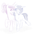 Size: 590x598 | Tagged: safe, artist:jessy, princess cadance, shining armor, alicorn, pony, unicorn, blushing, duo