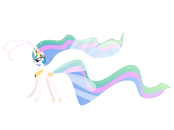 Size: 819x614 | Tagged: safe, artist:osric0, princess celestia, breezie, it ain't easy being breezies, .svg available, breeziefied, solo, species swap, svg, vector