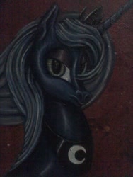 Size: 1200x1600 | Tagged: artist needed, safe, princess luna, alicorn, pony, female, horn, mare, solo, traditional art