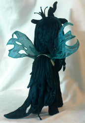 Size: 1062x1541 | Tagged: safe, artist:whiteheather, queen chrysalis, changeling, changeling queen, irl, photo, plushie