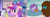 Size: 1230x420 | Tagged: safe, princess cadance, rarity, alicorn, pony, unicorn, games ponies play, bad hair, bad hair day, bad mane day, blythe baxter, comparison, hub logo, hubble, littlest pet shop, meme, mirror, that's my x, zoe trent