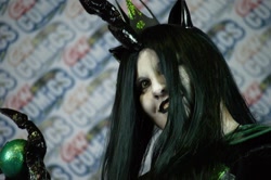 Size: 1004x668 | Tagged: safe, artist:bellatrixblacklovett, queen chrysalis, human, cosplay, irl, irl human, photo, solo