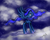 Size: 1280x1024 | Tagged: safe, artist:dueswals, princess luna, alicorn, pony, cloud, cloudy, night, solo