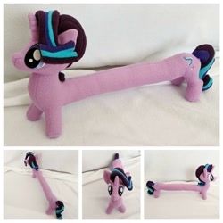 Size: 1024x1024 | Tagged: safe, artist:fleecefriendship, starlight glimmer, pony, unicorn, long glimmer, long pony, plushie, solo