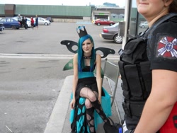 Size: 960x720 | Tagged: safe, artist:snowchrysalis, queen chrysalis, human, cosplay, irl, irl human, photo