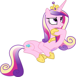 Size: 5180x5230 | Tagged: safe, artist:90sigma, princess cadance, alicorn, pony, absurd resolution, on side, simple background, solo, transparent background, vector