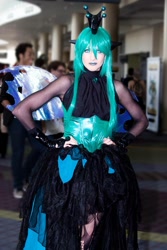 Size: 640x960 | Tagged: safe, artist:amazonmandy, queen chrysalis, human, cosplay, irl, irl human, photo