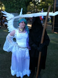 Size: 1936x2592 | Tagged: safe, artist:tezziecosplay, princess celestia, human, cosplay, irl, irl human, photo