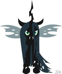 Size: 3918x4690 | Tagged: safe, artist:tim244, queen chrysalis, changeling, changeling queen, female, solo