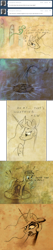 Size: 800x3757 | Tagged: dead source, safe, artist:foxinshadow, derpy hooves, princess celestia, alicorn, pegasus, pony, ask, ask friendly twilight, comic, female, hat, mare, pentagram, scroll, tumblr