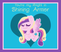 Size: 555x479 | Tagged: safe, artist:srsishere, princess cadance, alicorn, pony, cute, cutedance, eyes closed, hearts and hooves day, implied shining armor, prone, solo, valentine, valentine's day