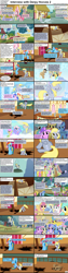 Size: 1282x5090 | Tagged: safe, derpibooru import, edit, edited screencap, screencap, amethyst star, apple bumpkin, apple cobbler, blossomforth, blueberry cloud, bon bon, carrot top, cherry berry, cloud kicker, cool star, crafty crate, daisy, derpy hooves, dizzy twister, doctor whooves, flower wishes, golden harvest, iron will, lemon hearts, lightning bolt, lily, lily valley, lucky clover, lyra heartstrings, meadow song, merry may, minuette, orange swirl, parasol, pinkie pie, rainbow dash, rainbowshine, roseluck, royal riff, sassaflash, sea swirl, seafoam, shoeshine, skyra, starburst (character), stardancer, sunny rays, sunshower raindrops, sweetie drops, twinkleshine, white lightning, earth pony, pegasus, pony, unicorn, comic:celestia's servant interview, applebuck season, dragonshy, feeling pinkie keen, green isn't your color, griffon the brush off, hurricane fluttershy, look before you sleep, putting your hoof down, sonic rainboom (episode), swarm of the century, the last roundup, apple family member, background pony, caption, comic, female, fight, flower trio, image macro, implied beating, interview, male, mare, meme, stallion, text, wall of tags