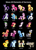 Size: 1152x1621 | Tagged: safe, apple bloom, applejack, big macintosh, cheerilee, cranky doodle donkey, flam, flim, fluttershy, pinkie pie, princess cadance, rainbow dash, rarity, scootaloo, shining armor, soarin', spike, spitfire, sweetie belle, trixie, twilight sparkle, zecora, alicorn, donkey, dragon, earth pony, pegasus, pony, unicorn, zebra, cardboard twilight, stock vector