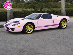 Size: 1024x768 | Tagged: safe, artist:shadowbolt240z, princess cadance, car, ford, ford gt, irl