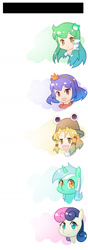 Size: 546x1545 | Tagged: safe, artist:sweetsound, bon bon, lyra heartstrings, sweetie drops, crossover, textless, touhou