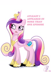 Size: 1024x1448 | Tagged: safe, artist:teammagix, princess cadance, alicorn, pony, annoyed, female, mare, solo