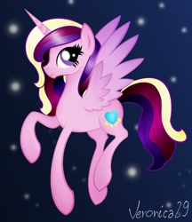 Size: 1606x1856 | Tagged: safe, artist:veronica29pl, princess cadance, alicorn, pony, female, solo